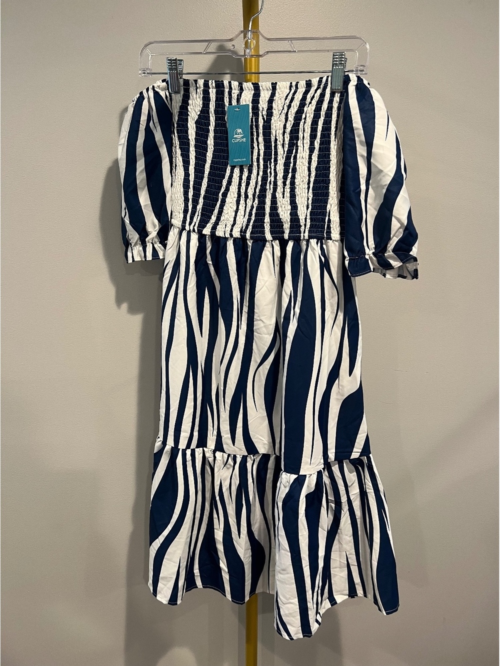 NWT CUPSHE Off Shoulder Midi Dress